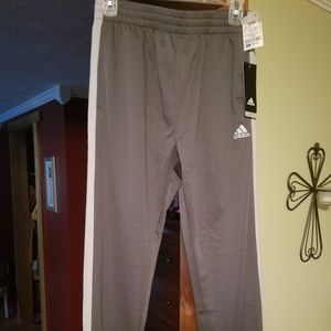 NWT gray Adidas pants, boys size XL